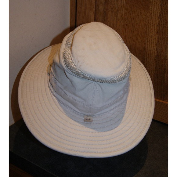 Tilley Airflow Hikers Hat Sun Cap Size 7 1/4 Tan Beige Camping Outdoors Canada - Picture 3 of 9
